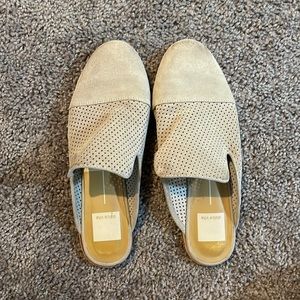 Dolce Vita Suede Mules gray size 6.5